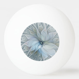 Elegant Beauty Modern Abstract Fractal Art Flower Ping Pong Ball