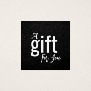 Elegant Beauty Salon Gift Certificate Card –Simple