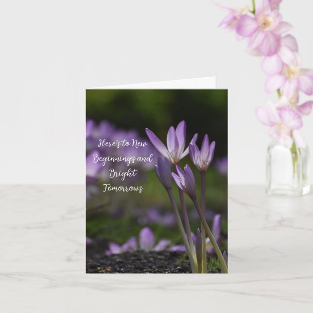 Elegant Beginnings Card (Orchid)