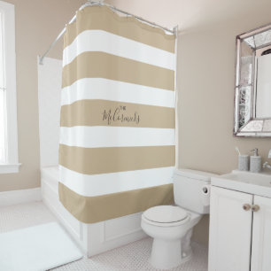 Elegant Beige Brown Hand Lettering Family Name