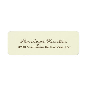 Élégant Beige Design élégant Script d'écriture man