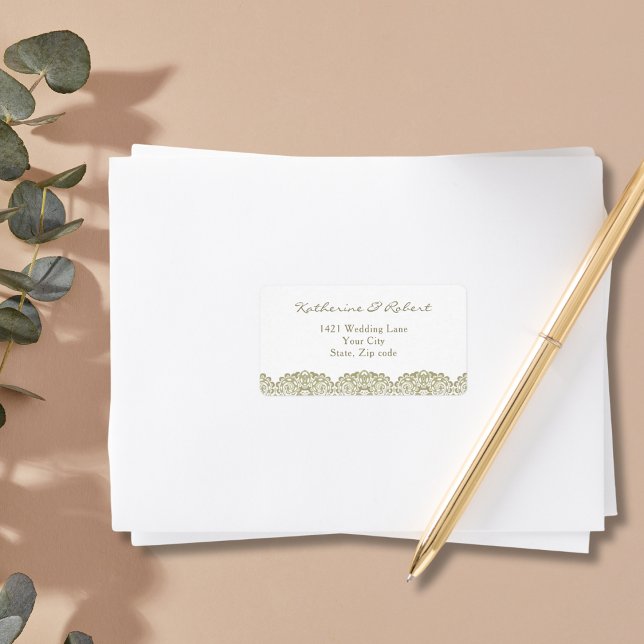 Elegant beige LACE Label (Creator Uploaded)