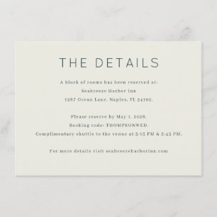 Elegant Beige Minimalist Invitation