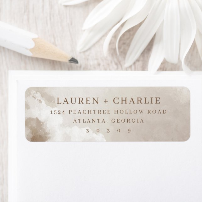 Elegant Beige Watercolor (Insitu)