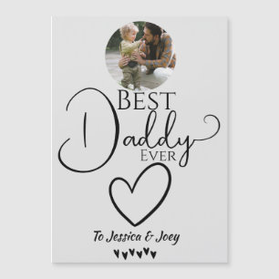 elegant, best dad ever, calligraphy personalize