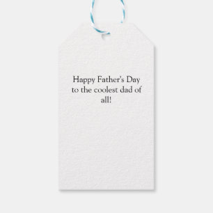 elegant, best dad ever, calligraphy personalize  gift tags