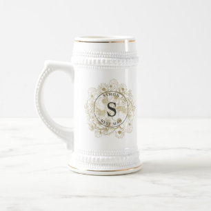 Elegant Best Man Wedding Beer Stein