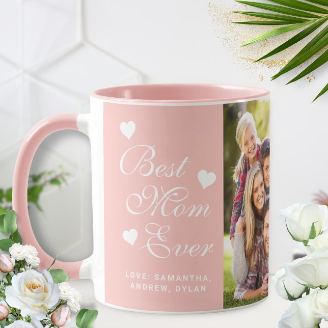 Elegant Best Mom Ever Photo Mug (Creator Uploaded)