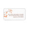 Elegant Birds On a Branch Orange and Brown RSVP