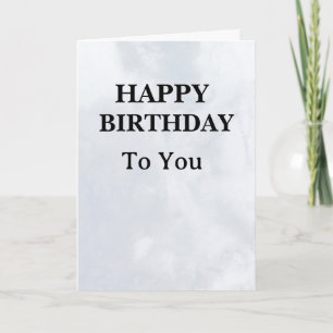 Elegant Birthday Card 