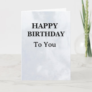 Elegant Birthday Card