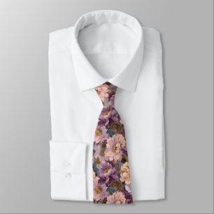 Elegant Birthday Gifts For Him Peonies Floral Tie