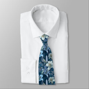Elegant Birthday Gifts For Husband Lilies Floral Tie