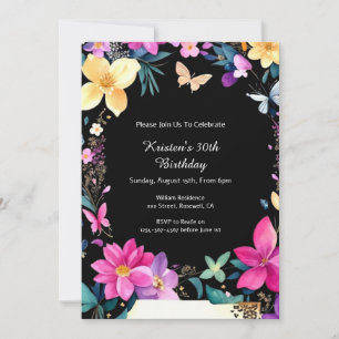 Elegant Birthday Invitation