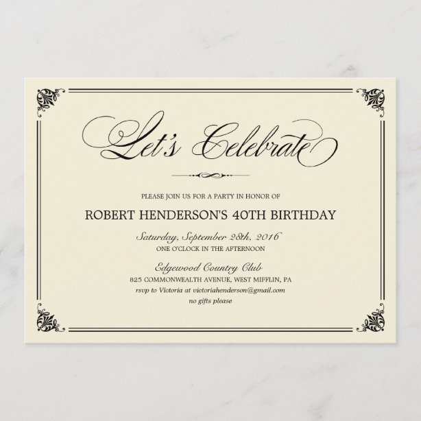 65th Birthday Invitations | Zazzle CA