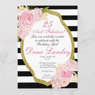 Elegant Birthday Party Invitation for any age
