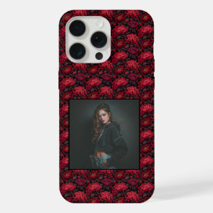 Elegant Birthday Party Peonies Floral Custom  iPhone 15 Pro Max Case
