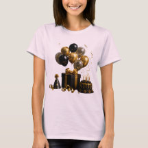 Elegant Birthday Party t-shirt 