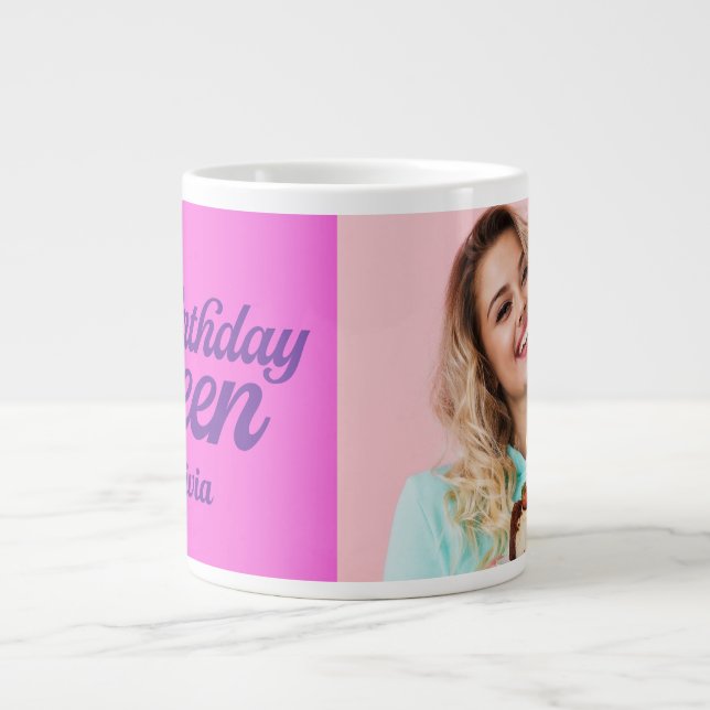 Elegant Birthday Queen Mug (Front)