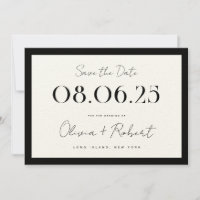 Elegant Black and Ecru Chic Wedding