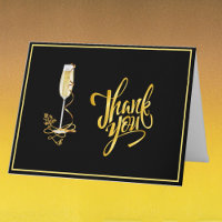 Elegant Black and Gold Budget Retirement