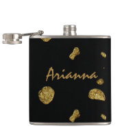 Elegant Black and Gold Coins 