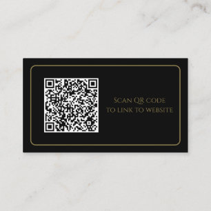 Elegant Black and Gold Enclosure Cards