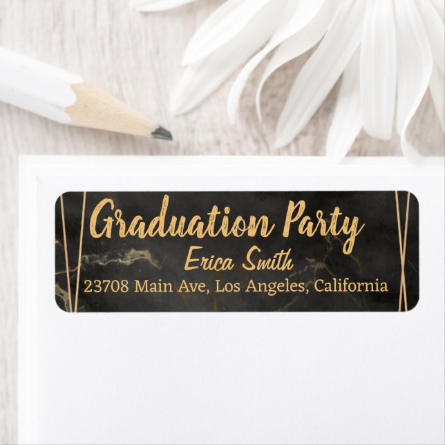 Elegant Black And Gold Graduation  (Insitu)