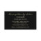 Elegant Black and Gold Salon Hairstylist Scissors