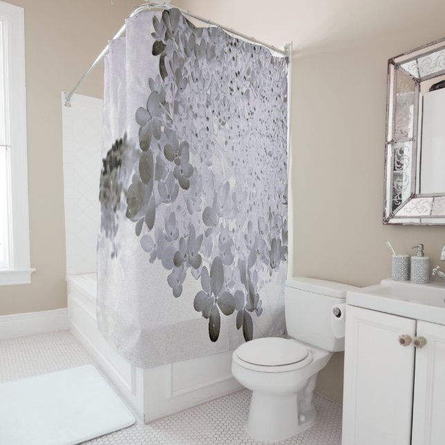 Elegant Black and Grey Limelight Hydrangea (In Situ)