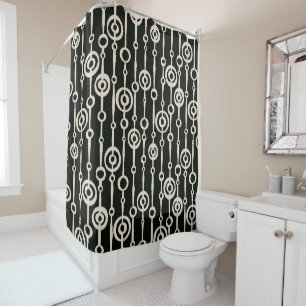 Elegant black and white abstract pattern