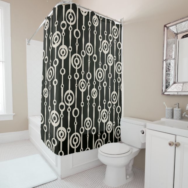 Elegant black and white abstract pattern (In Situ)