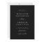 Elegant Black and White All In One QR Code Wedding