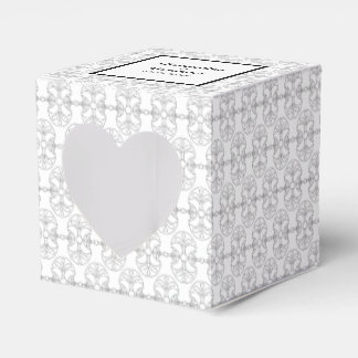 Elegant Black and White Art Deco Style Favor Box