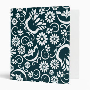Elegant black and white Binder