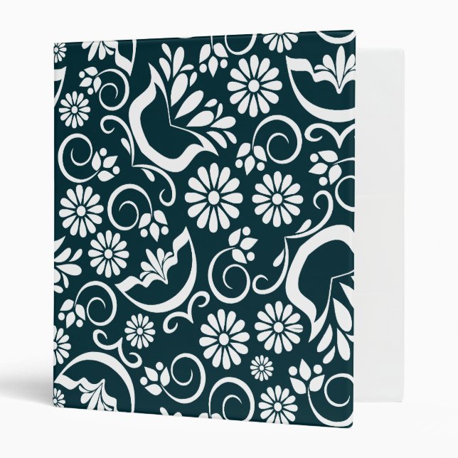 Elegant black and white Binder (Front/Inside)