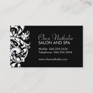 Elegant Black and White Business Cards