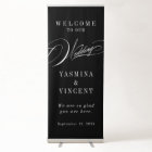 Elegant Black and White Calligraphy Wedding