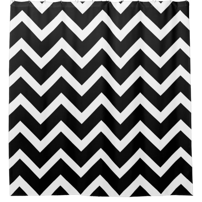Elegant Black And White Chevron (Front)