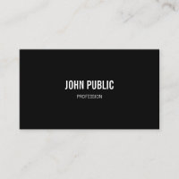Elegant Black And White Simple Modern Template