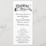 Elegant Black And White Wedding Ceremony Programs<br><div class="desc">Elegant Black And White Wedding Ceremony Programs.</div>