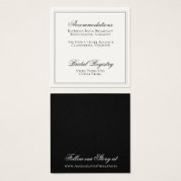 Elegant Black and White Wedding Details