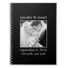 Elegant Black And White Wedding Guest Sign In Book