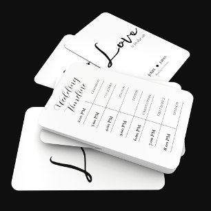 Elegant Black and White Wedding Theme Hand Fan