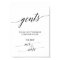 Elegant Black Calligraphy Gents Bathroom Sign