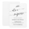 Elegant Black Calligraphy Surprise Party
