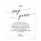 Elegant Black Calligraphy The Ring Game Sign