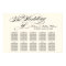 Elegant Black Calligraphy Wedding Seating Chart