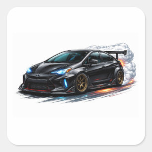 Elegant Black Car Decal Sticker