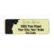 Elegant Black Cat Address Labels